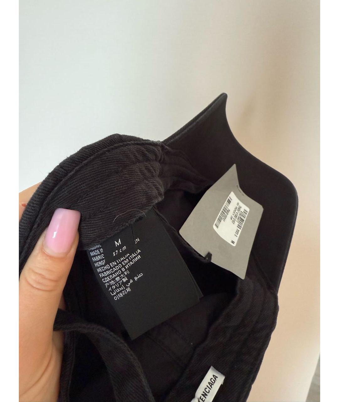 BALENCIAGA Черная кепка, фото 5