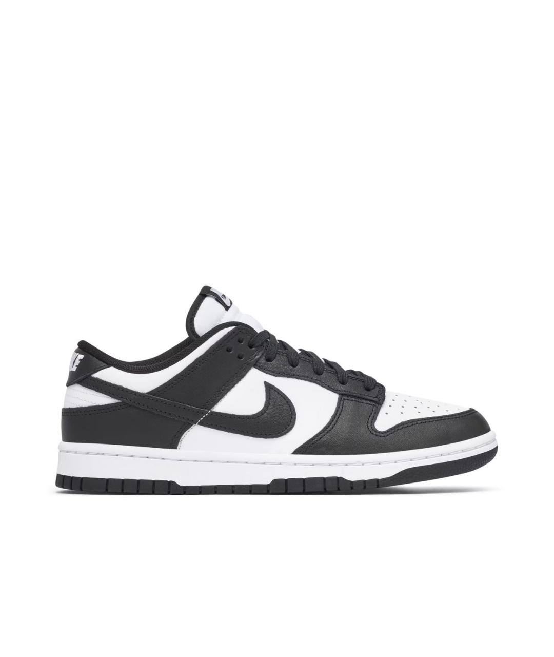 NIKE Черные кожаные низкие кроссовки / кеды, фото 9