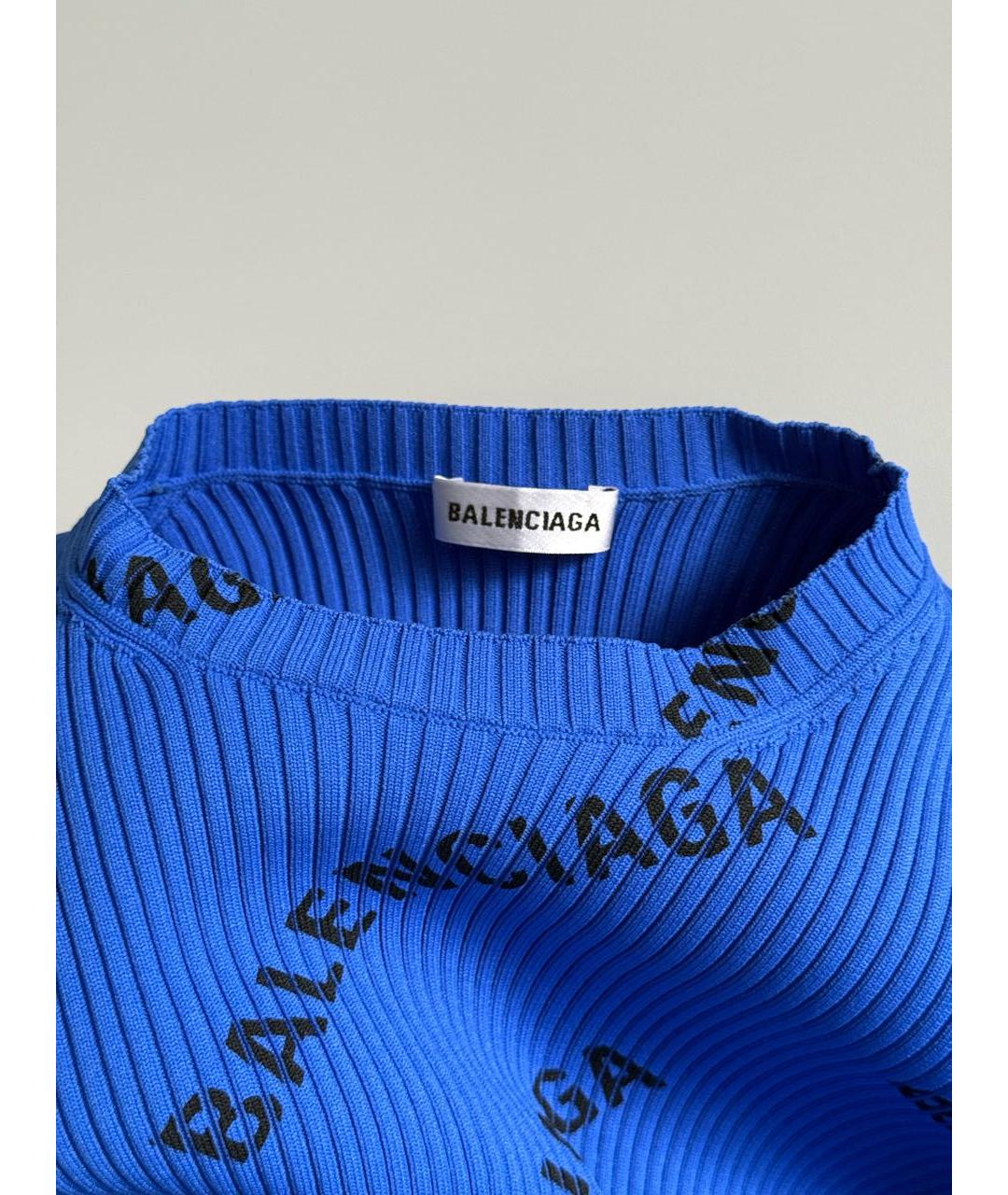 BALENCIAGA Синяя водолазка, фото 3