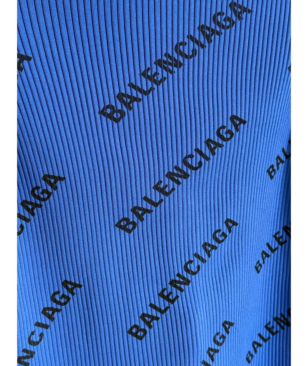 BALENCIAGA Синяя водолазка, фото 4