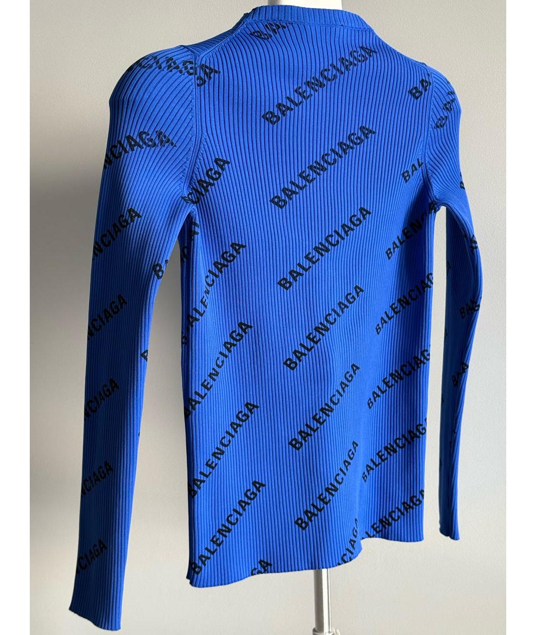 BALENCIAGA Синяя водолазка, фото 6