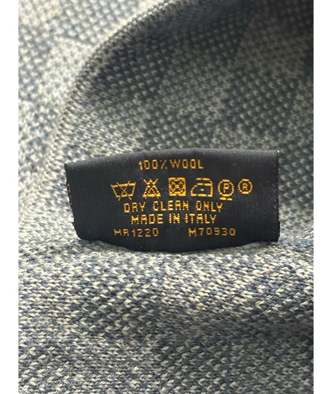 LOUIS VUITTON Голубая шерстяная шапка, фото 5