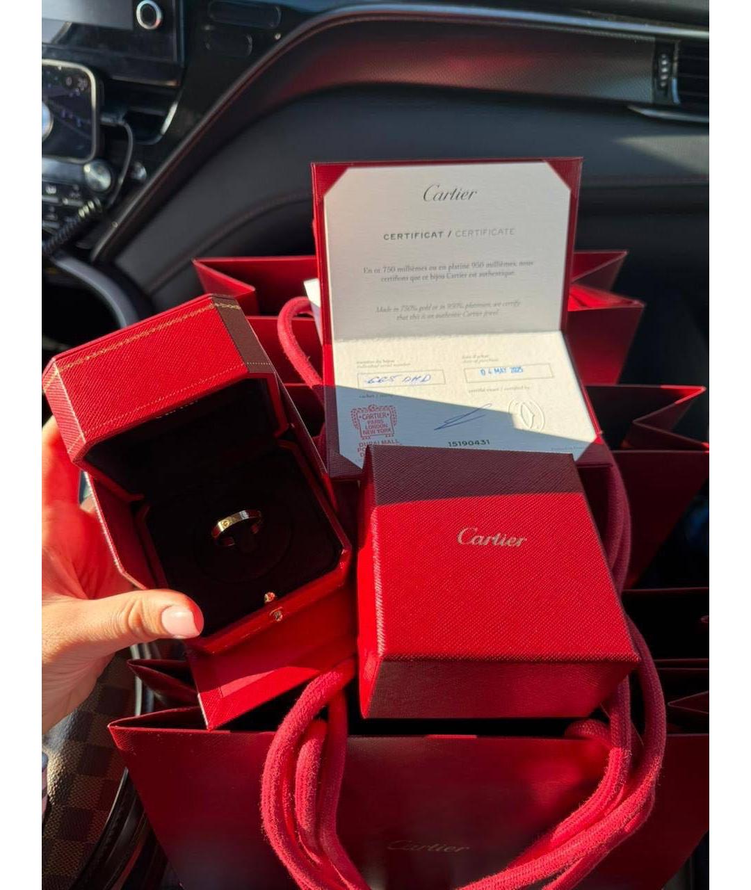 CARTIER Золотое кольцо из желтого золота, фото 3