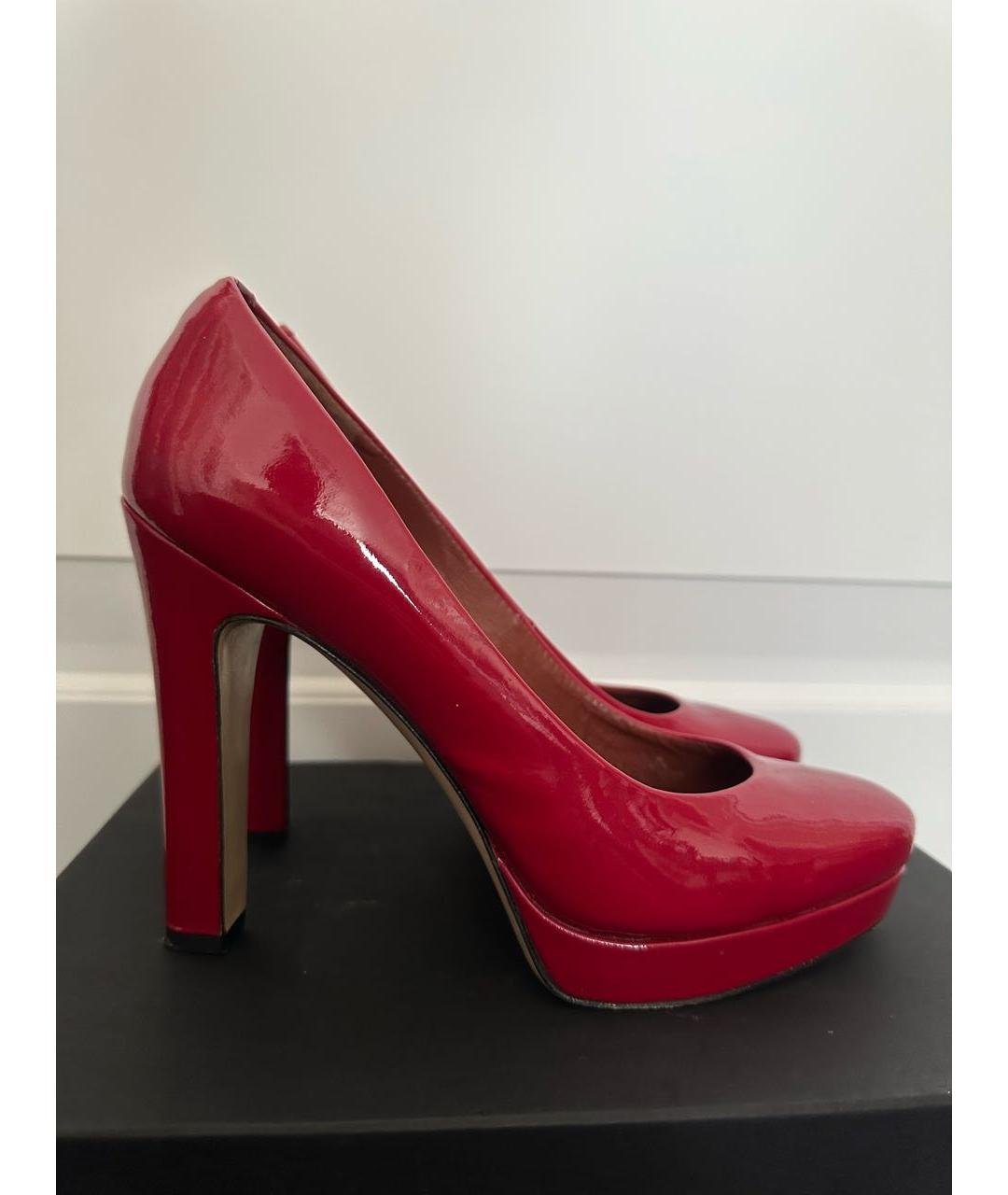 MARC BY MARC JACOBS Красные туфли из лакированной кожи, фото 5