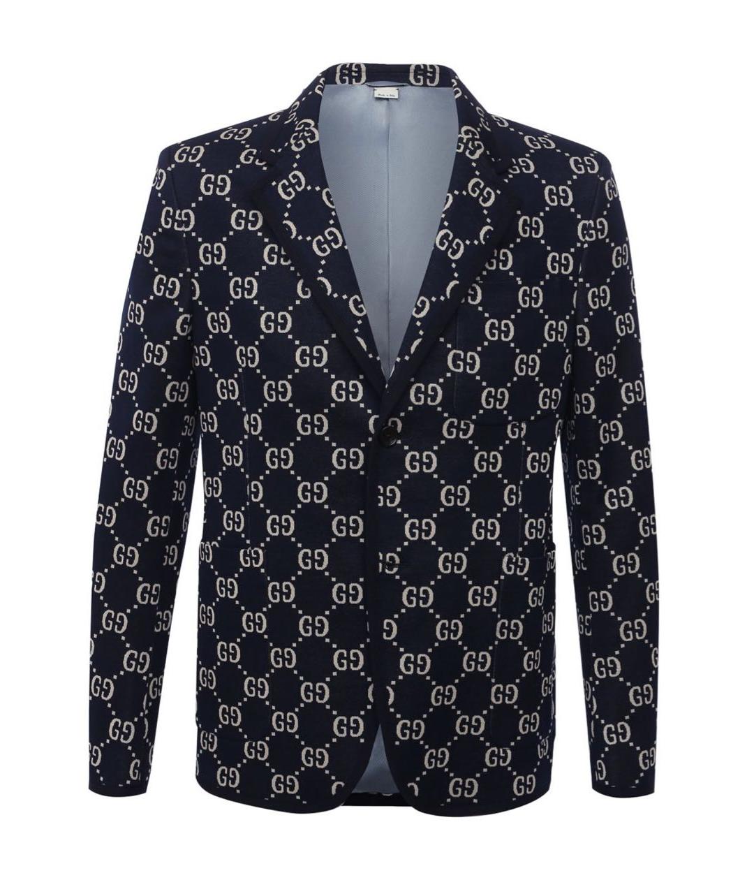 GUCCI Темно-синий пиджак, фото 9