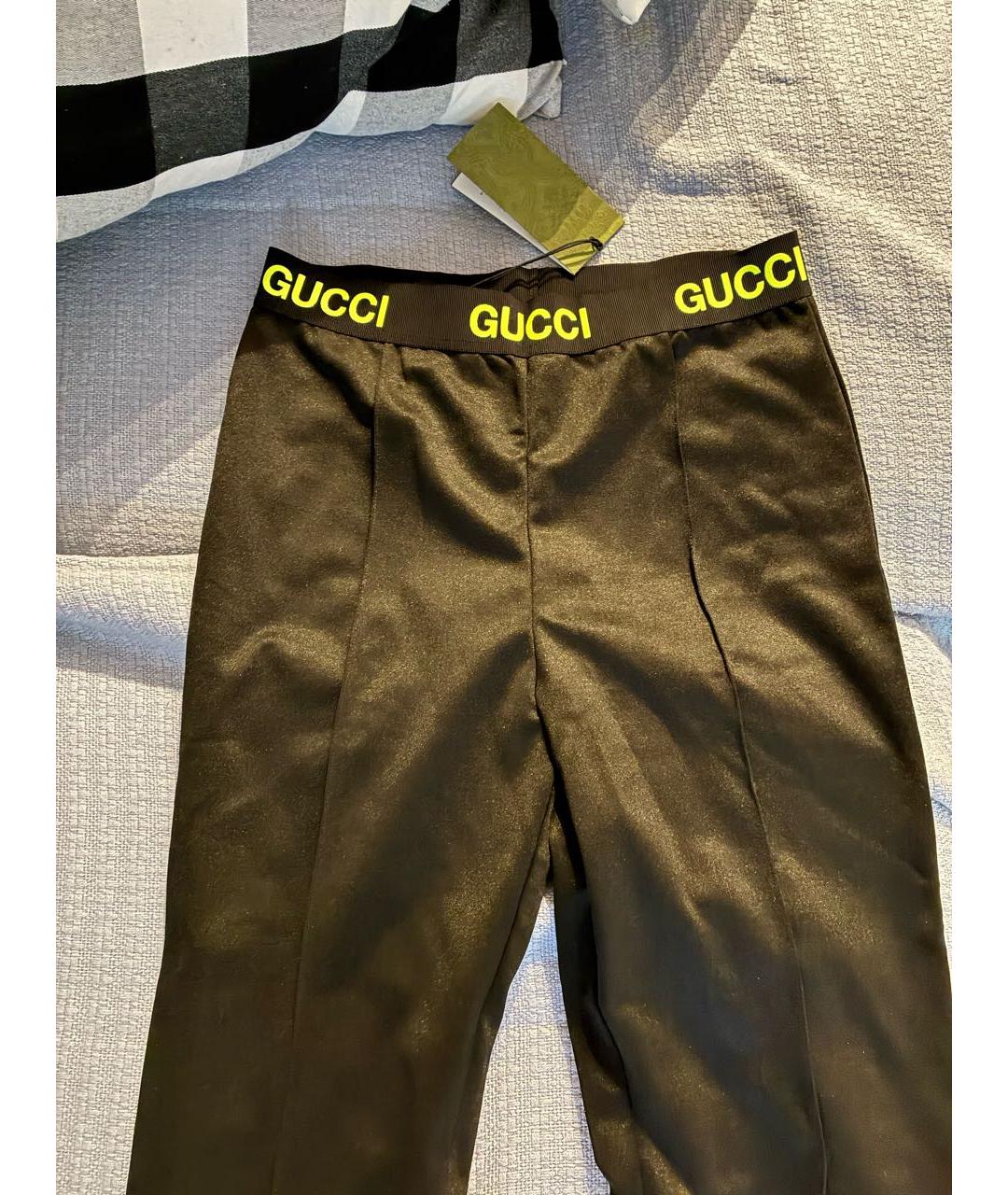 GUCCI Черные леггинсы и велосипедки, фото 2