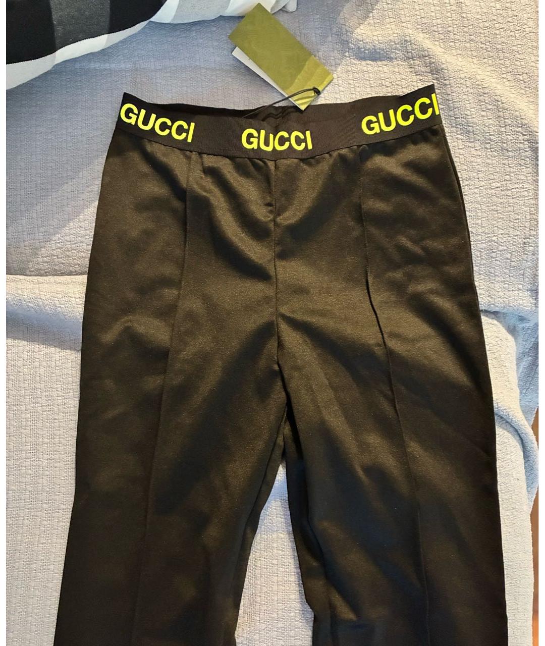 GUCCI Черные леггинсы и велосипедки, фото 3