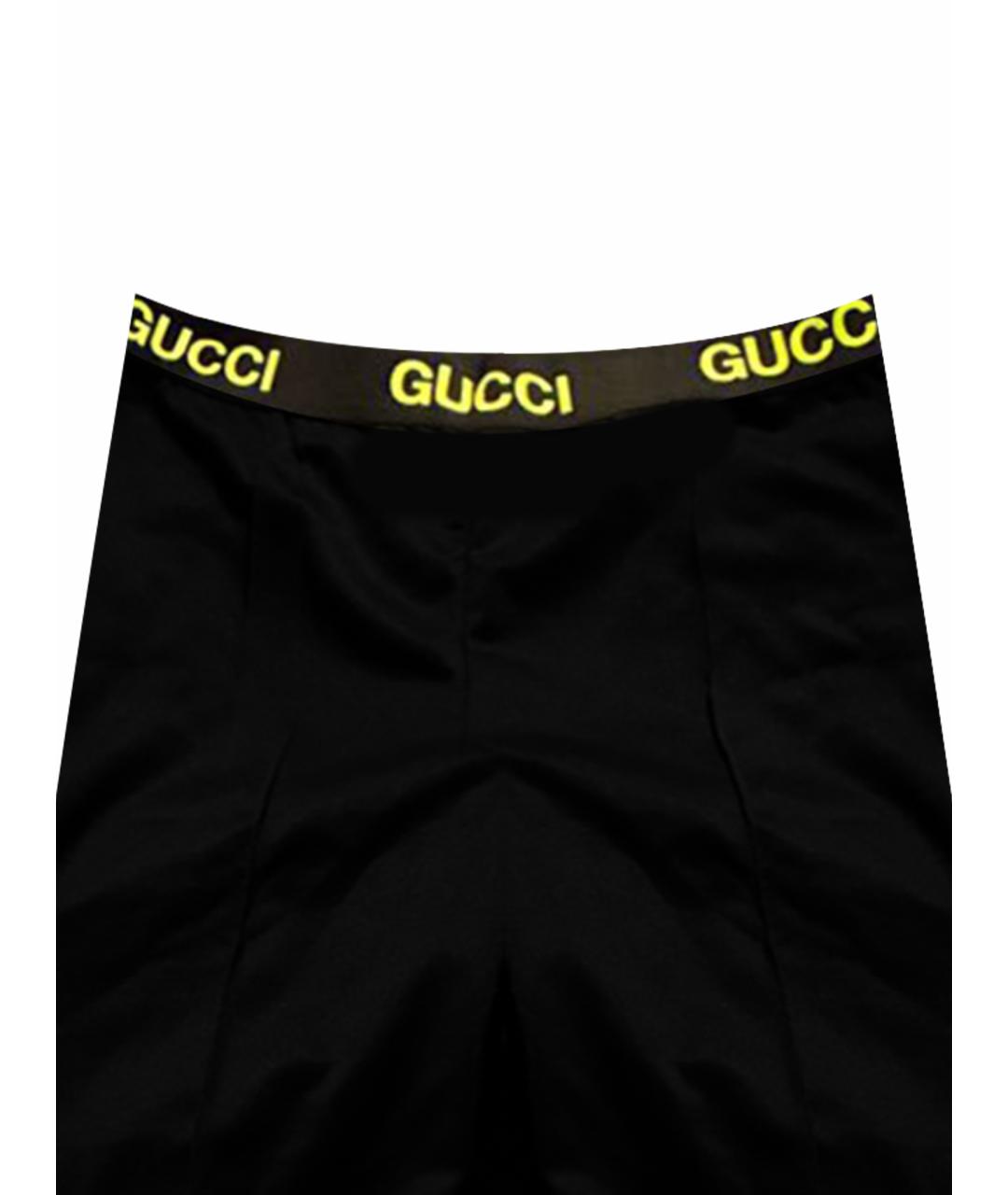 GUCCI Черные леггинсы и велосипедки, фото 8
