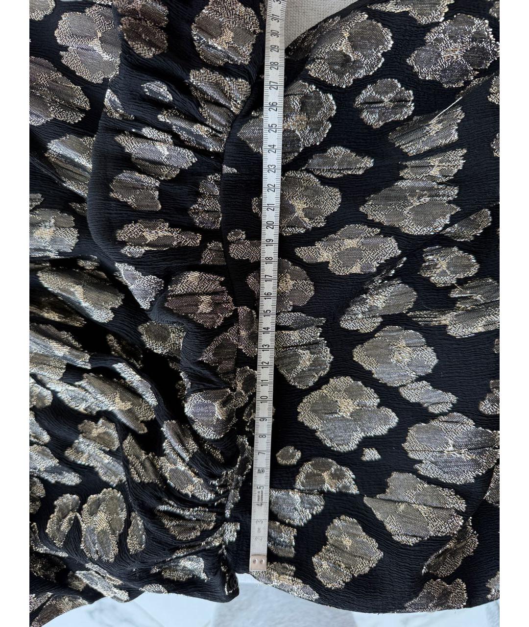 SAINT LAURENT Черное шелковое коктейльное платье, фото 6