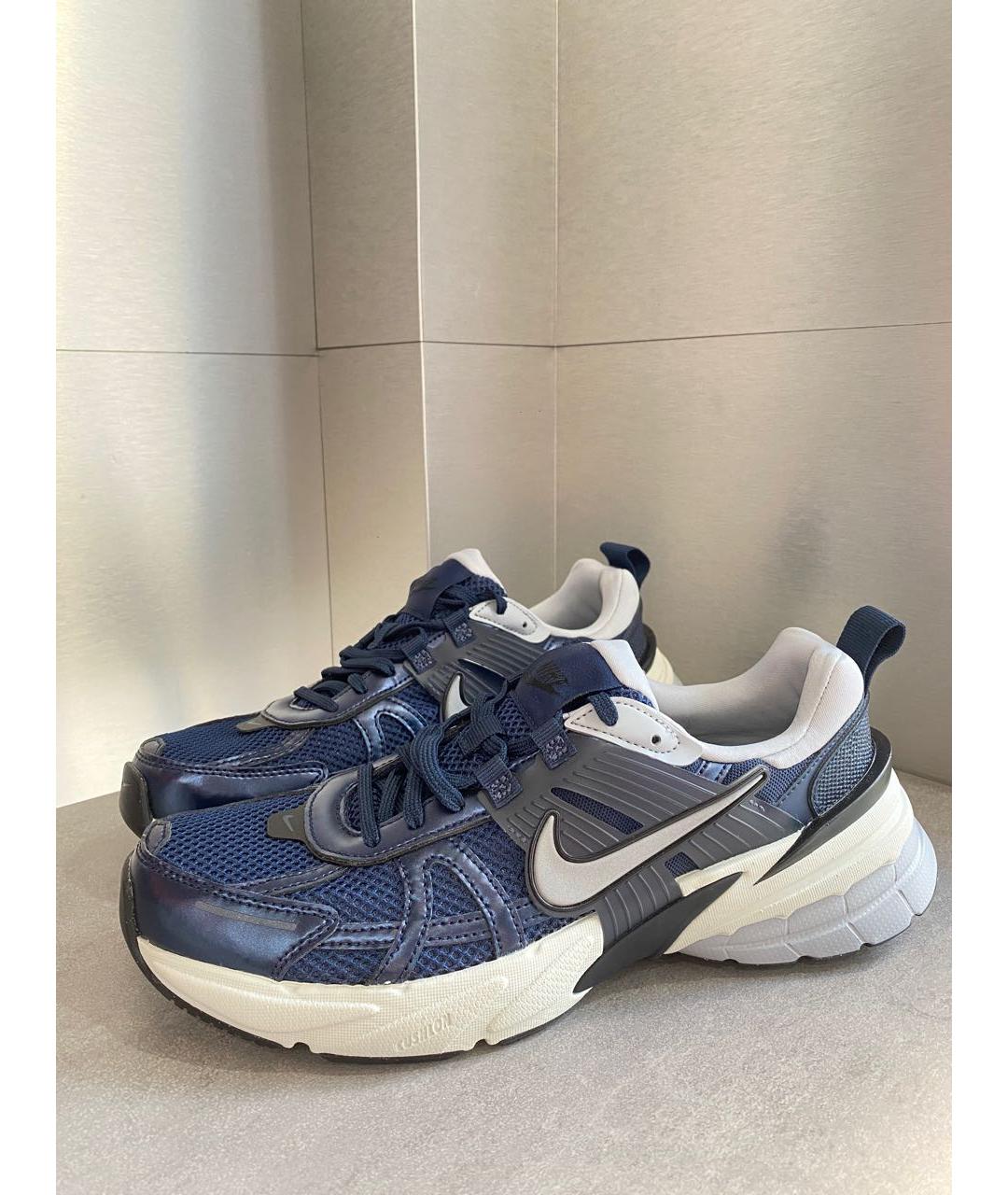 NIKE Темно-синие низкие кроссовки / кеды, фото 2