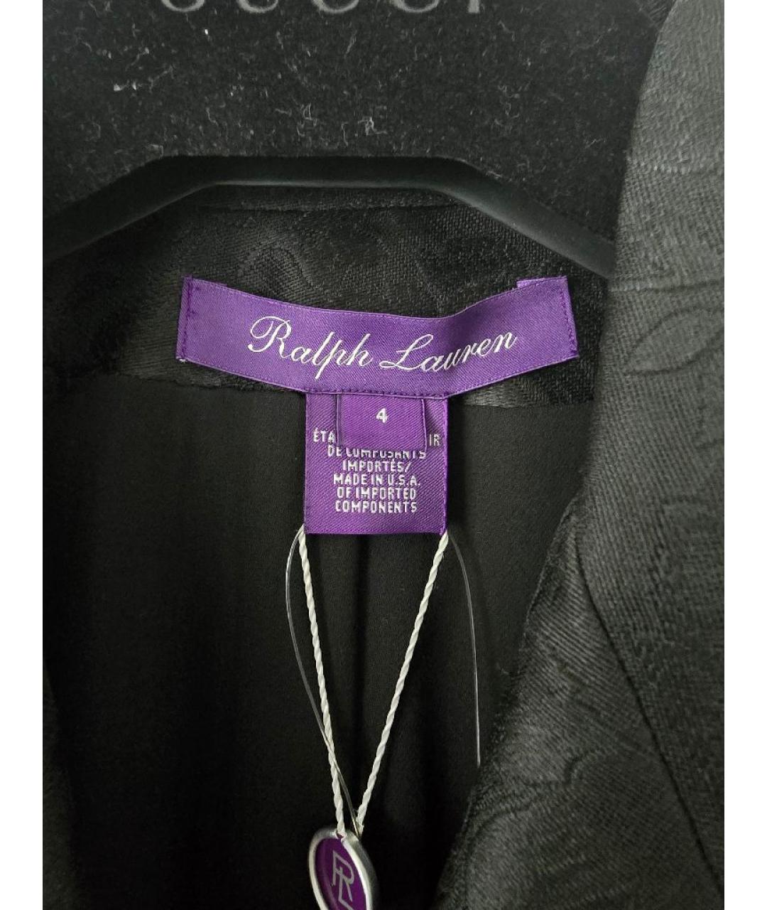 RALPH LAUREN COLLECTION Черное шелковое платье, фото 5