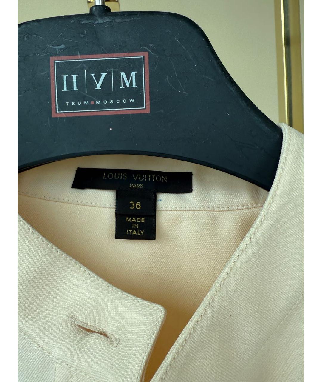 LOUIS VUITTON Бежевая рубашка, фото 3