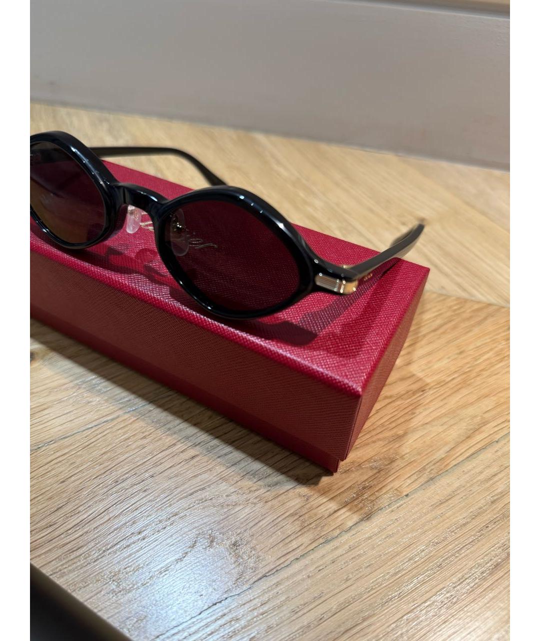 CARTIER Черные пластиковые солнцезащитные очки, фото 2