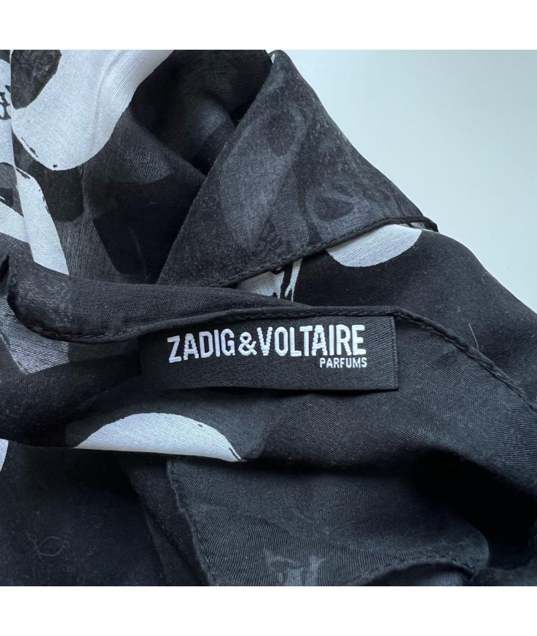 ZADIG & VOLTAIRE Черный платок, фото 3