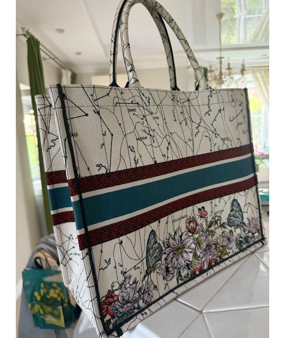 CHRISTIAN DIOR Мульти тканевая сумка тоут, фото 3