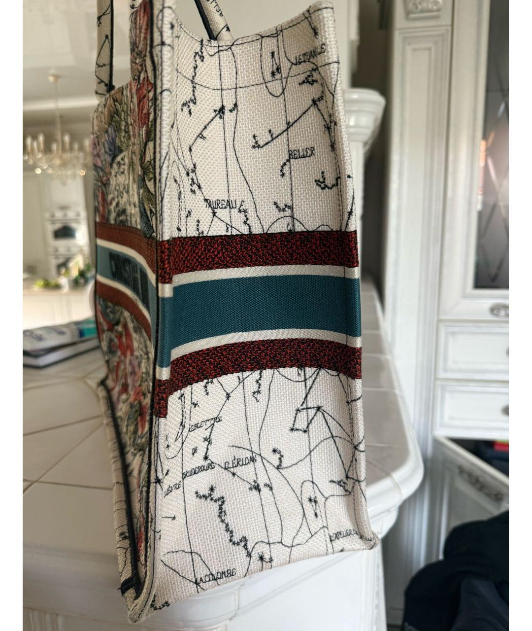 CHRISTIAN DIOR Мульти тканевая сумка тоут, фото 2