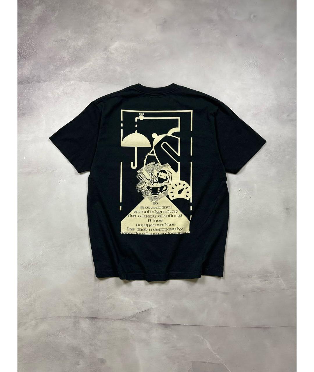 CAV EMPT Черная хлопковая футболка, фото 4