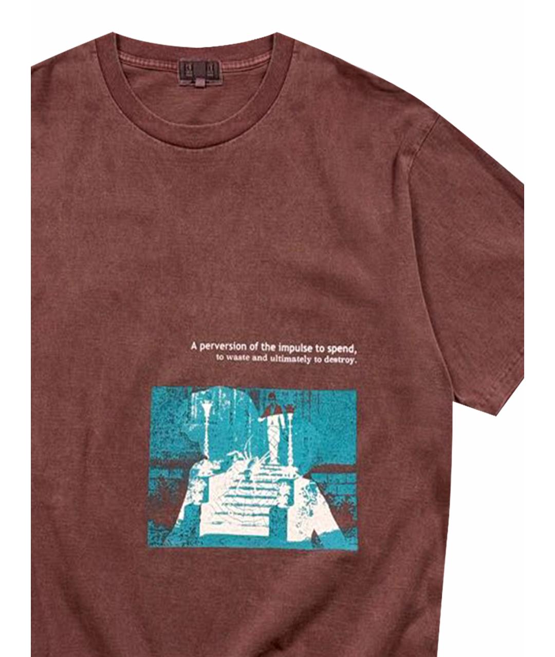 CAV EMPT Красная хлопковая футболка, фото 16