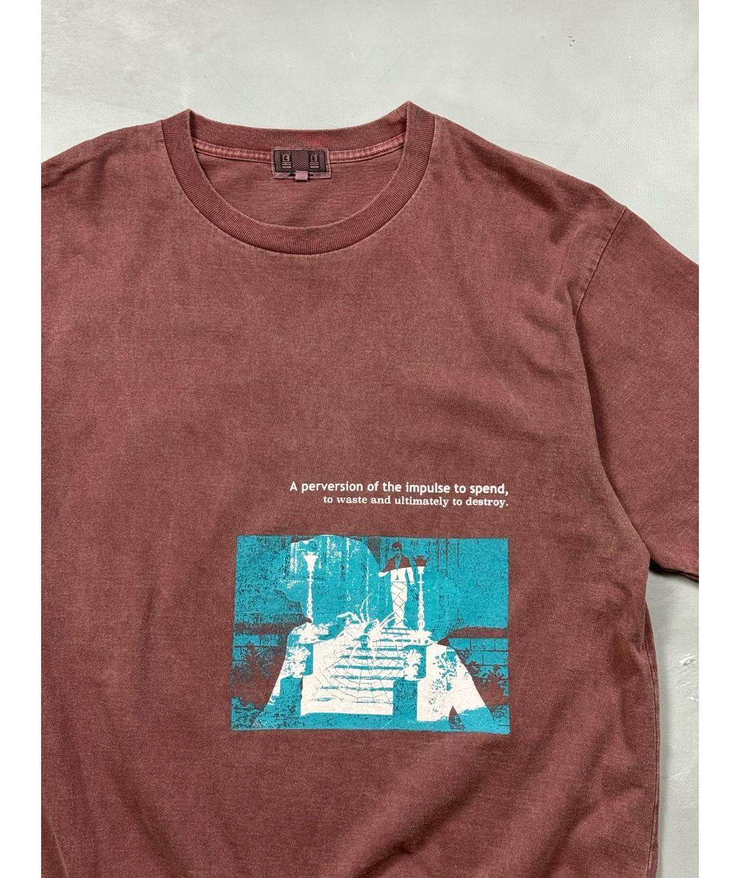 CAV EMPT Красная хлопковая футболка, фото 2
