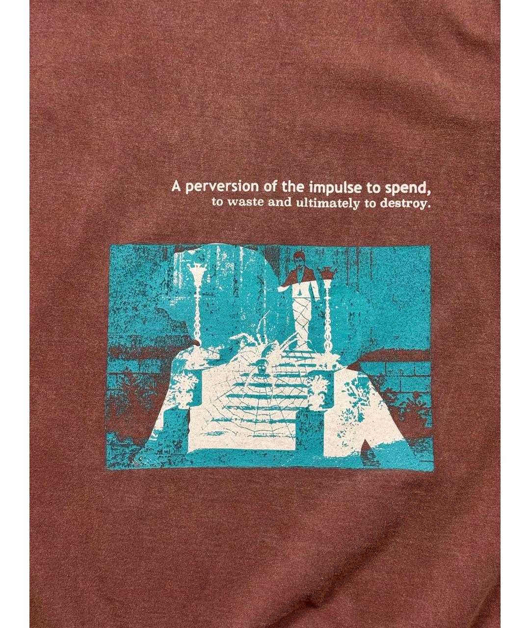 CAV EMPT Красная хлопковая футболка, фото 5