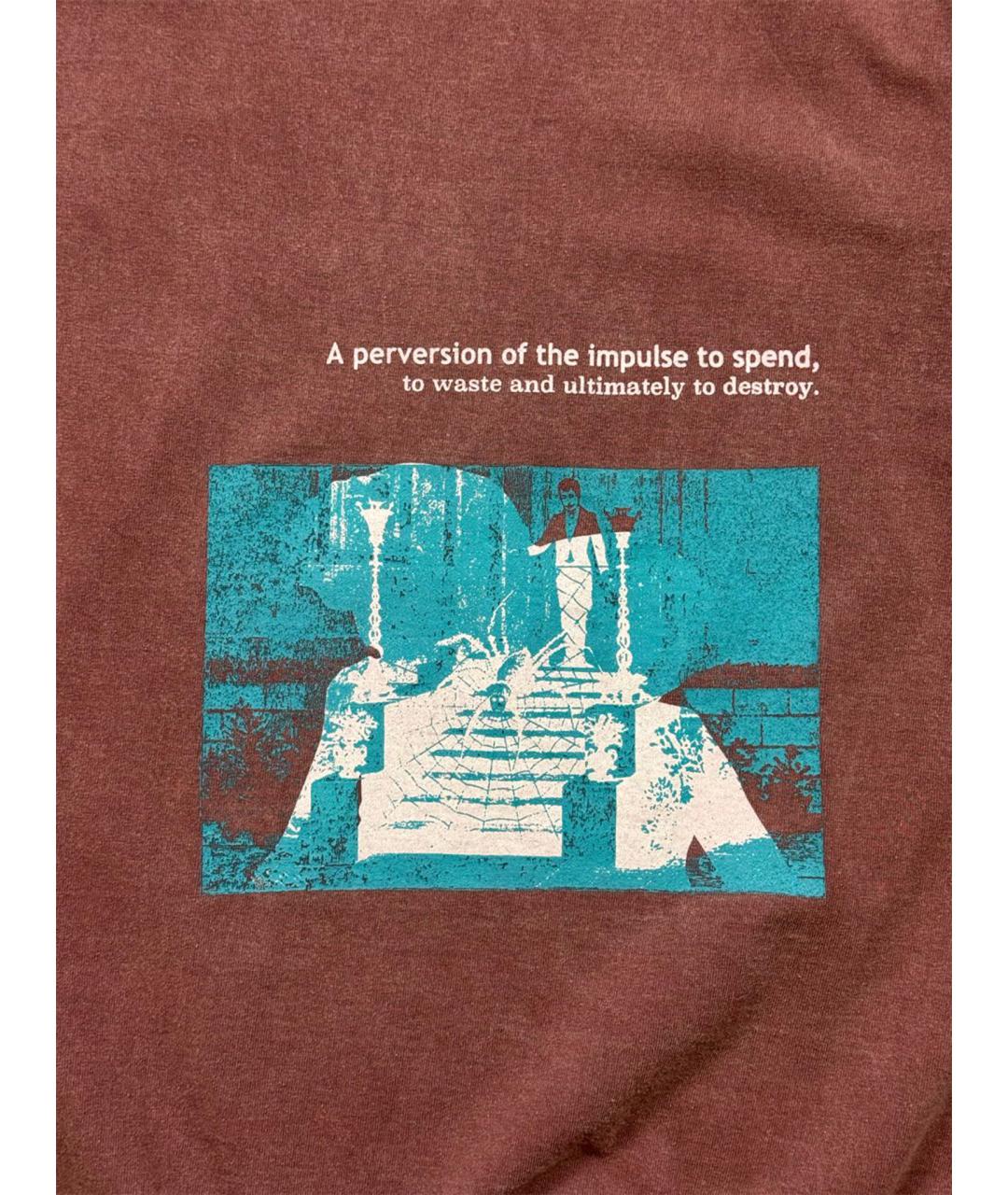 CAV EMPT Красная хлопковая футболка, фото 13
