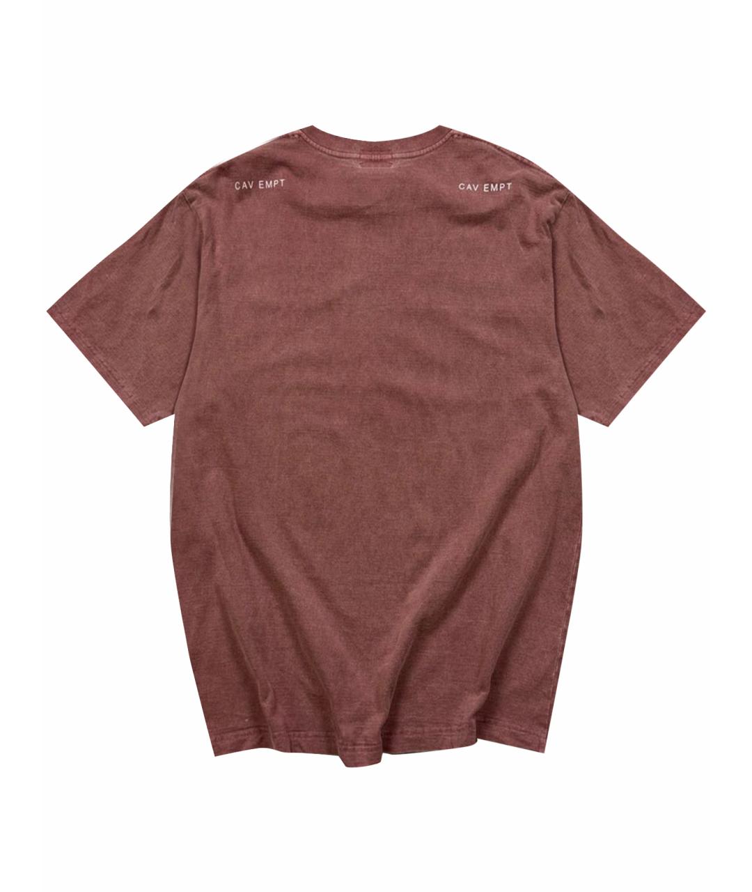 CAV EMPT Красная хлопковая футболка, фото 15