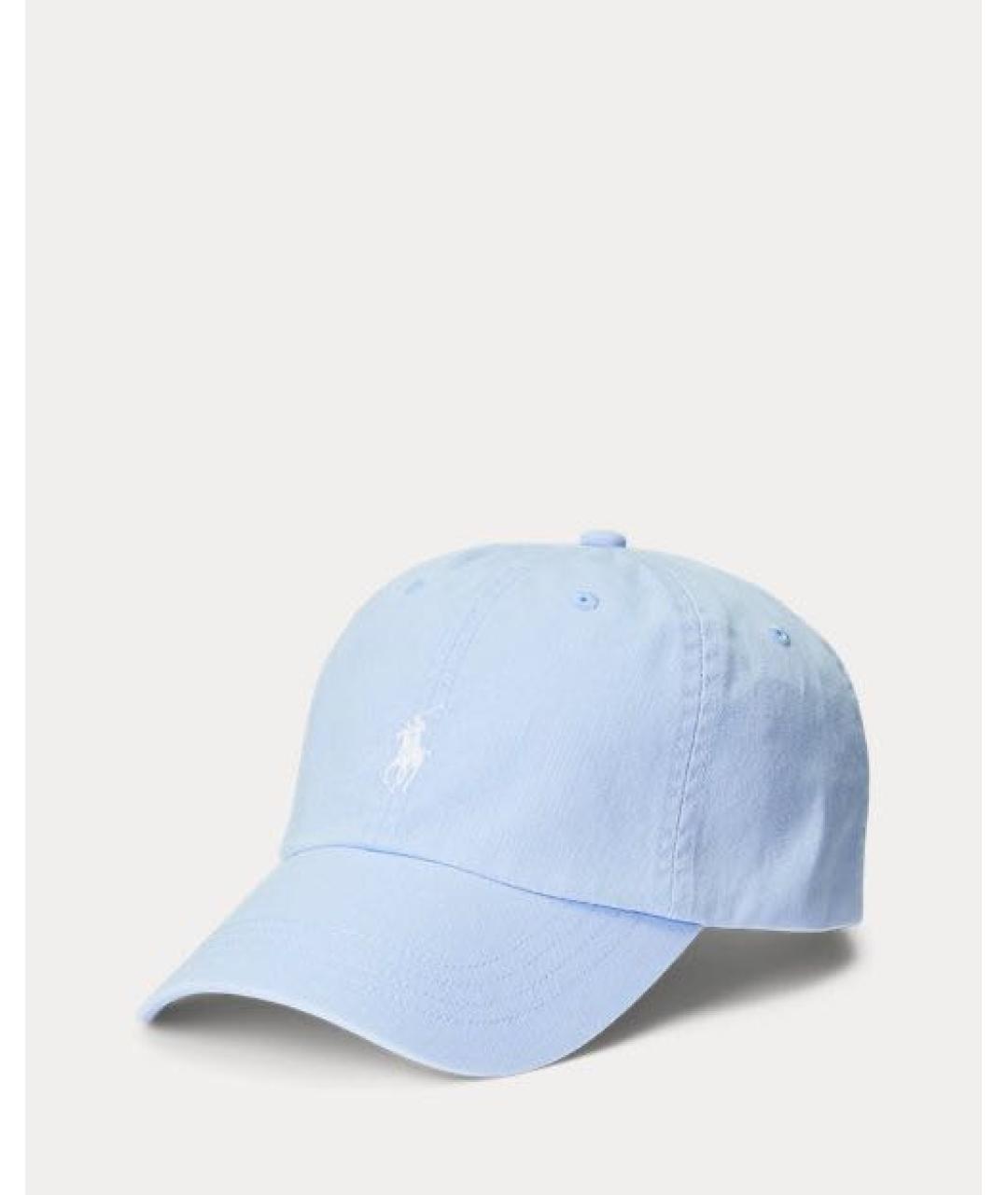 POLO RALPH LAUREN Голубая хлопковая кепка, фото 5