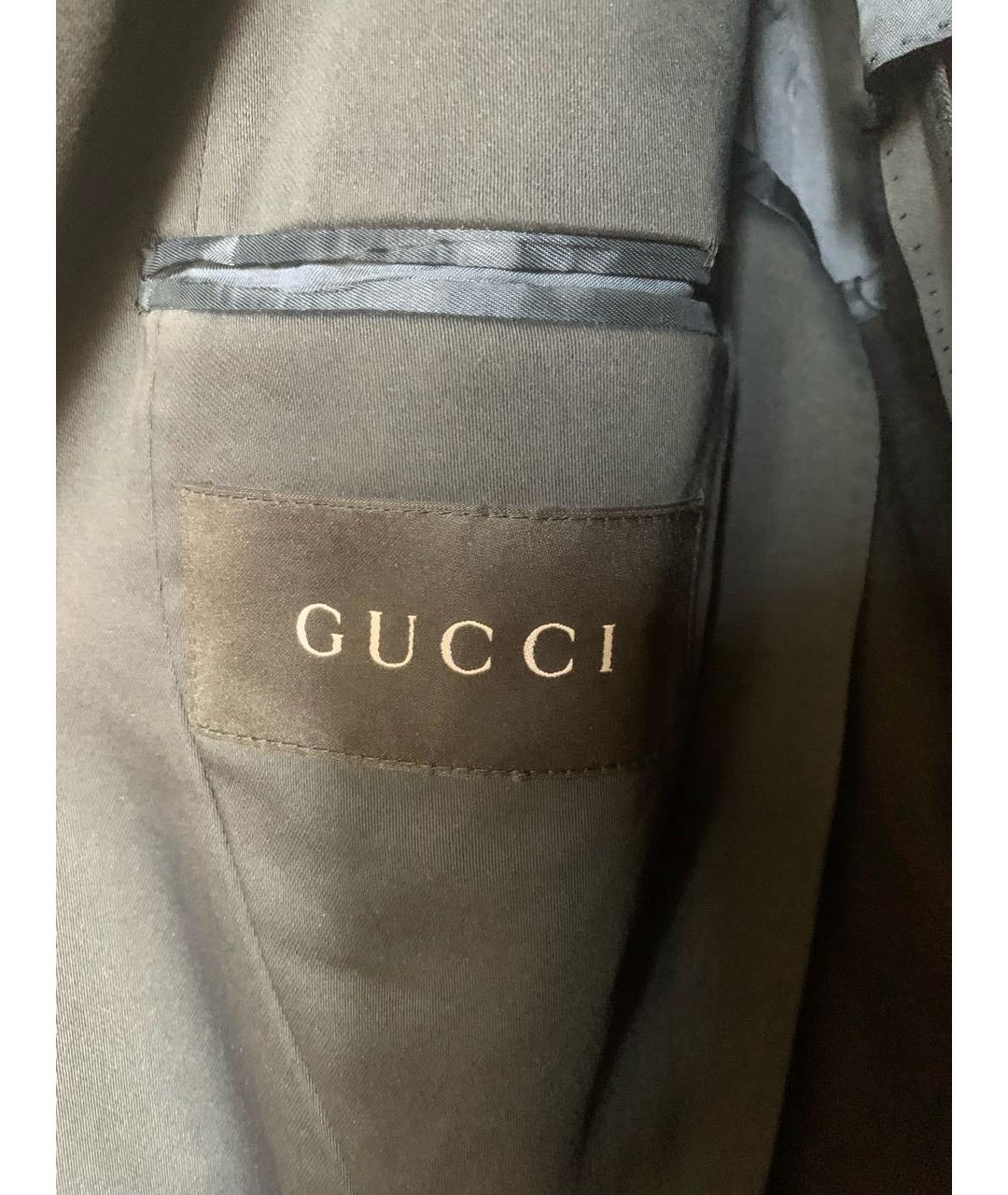 GUCCI Антрацитовое вискозное пальто, фото 4