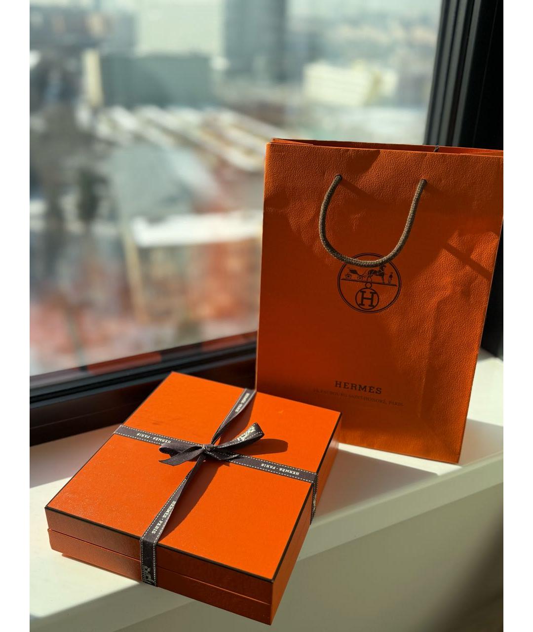 HERMES Серебряное серебряное колье, фото 7