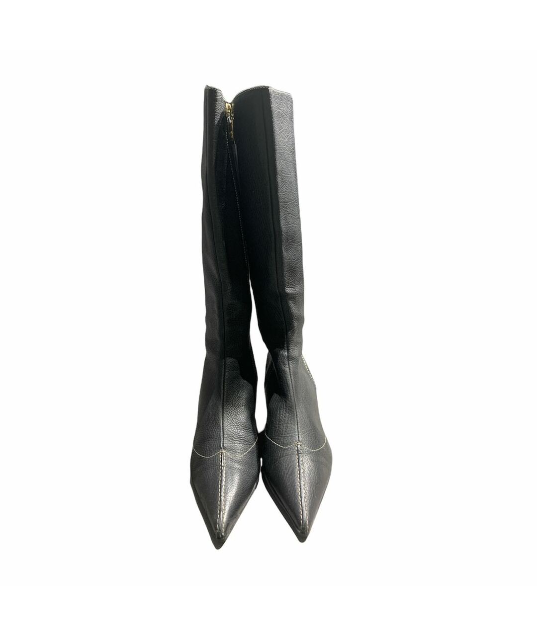 A.TESTONI Черные кожаные сапоги, фото 2