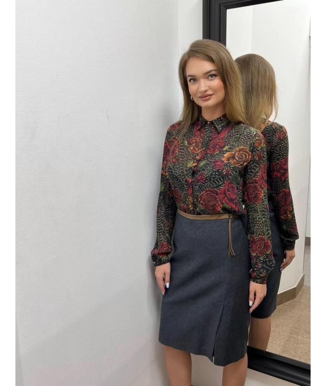 JUST CAVALLI Мульти вискозная рубашка, фото 8