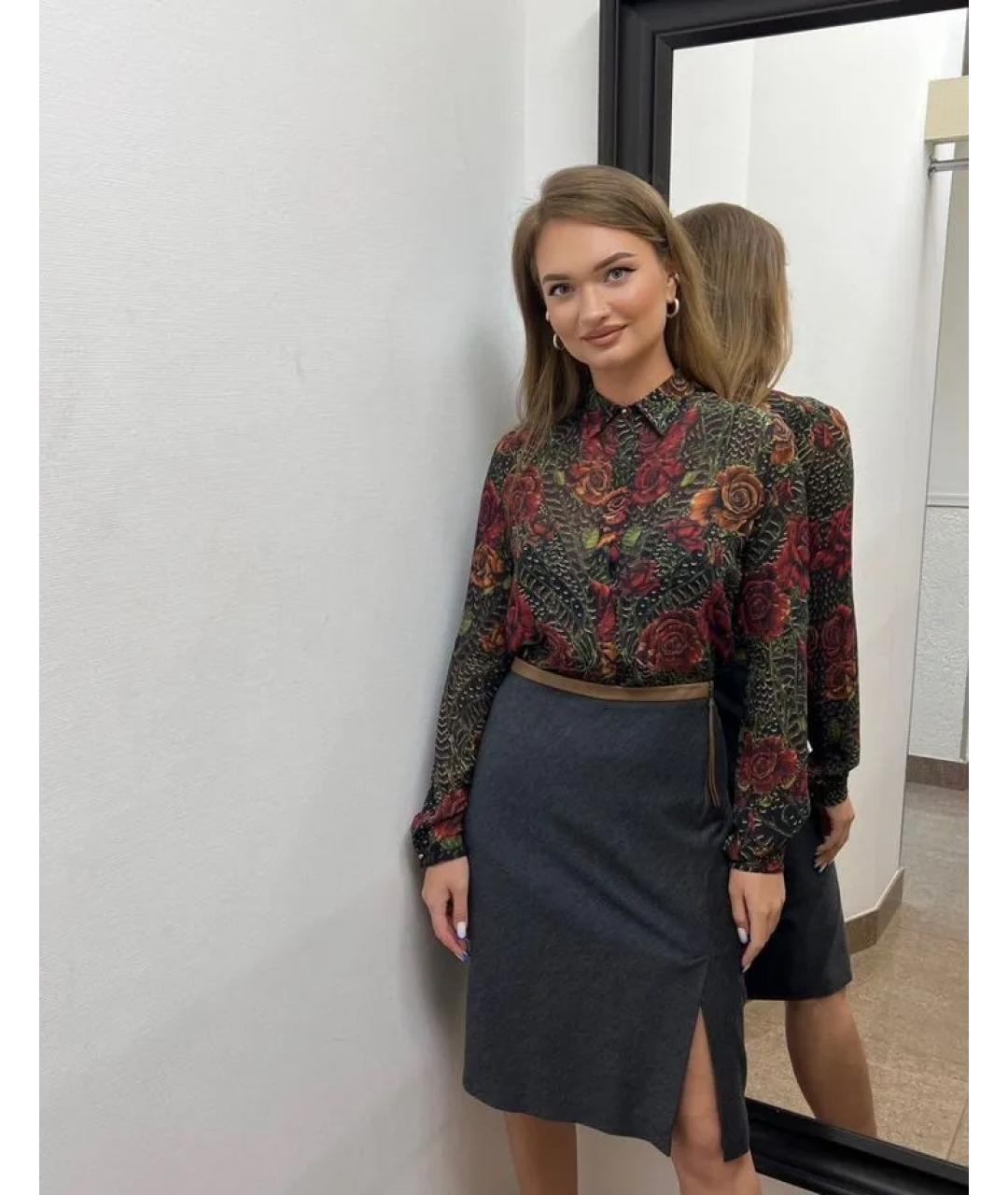 JUST CAVALLI Мульти вискозная рубашка, фото 7