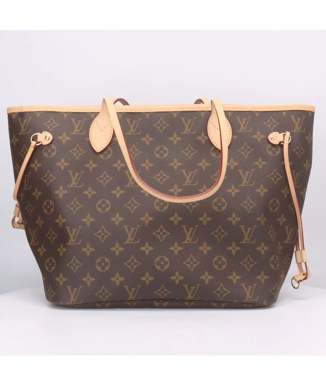 LOUIS VUITTON Коричневая сумка тоут, фото 3