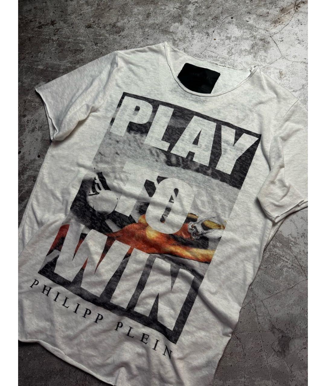 PHILIPP PLEIN Белая футболка, фото 2