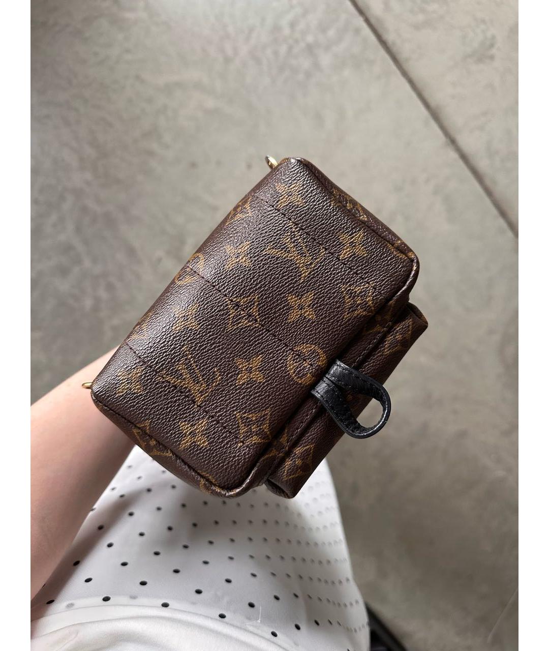 LOUIS VUITTON Коричневый кожаный рюкзак, фото 6