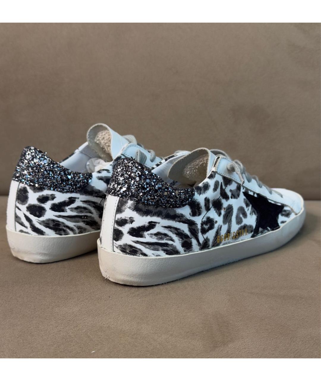 GOLDEN GOOSE DELUXE BRAND Белые кожаные кеды, фото 4