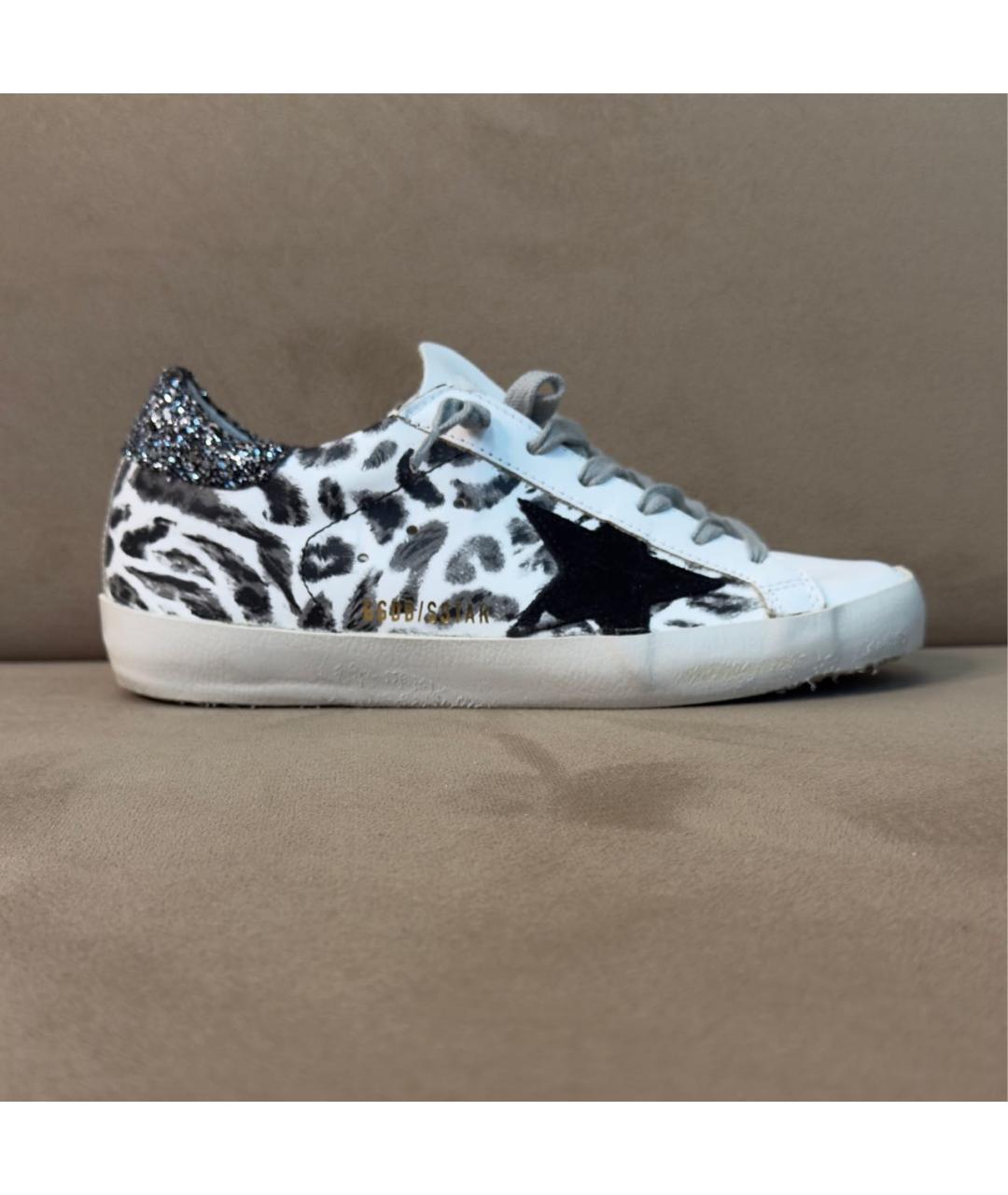 GOLDEN GOOSE DELUXE BRAND Белые кожаные кеды, фото 9