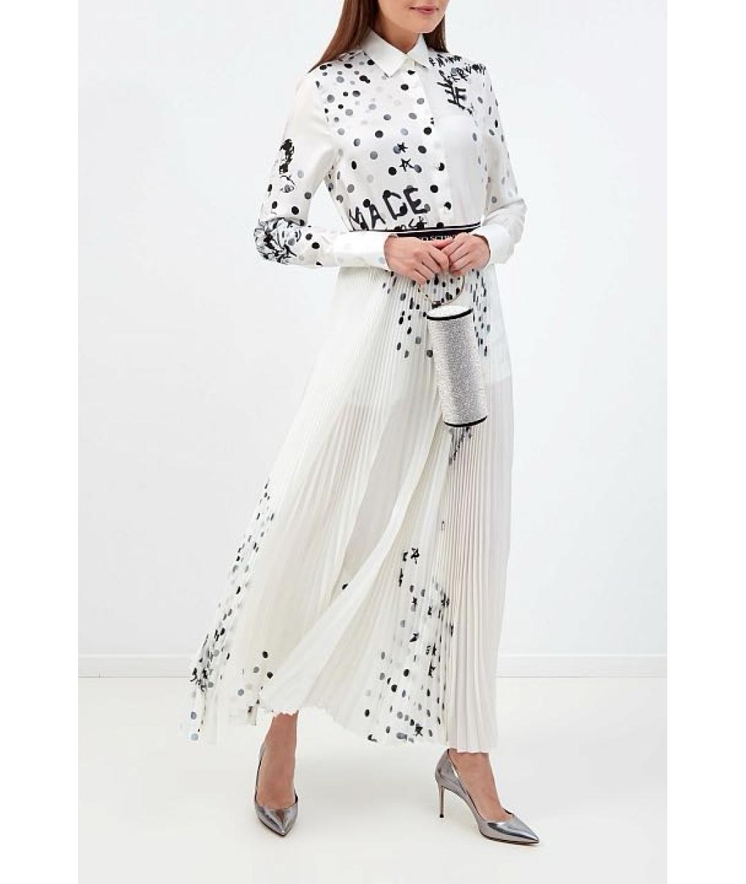 ERMANNO SCERVINO Белый шелковый костюм с юбками, фото 2