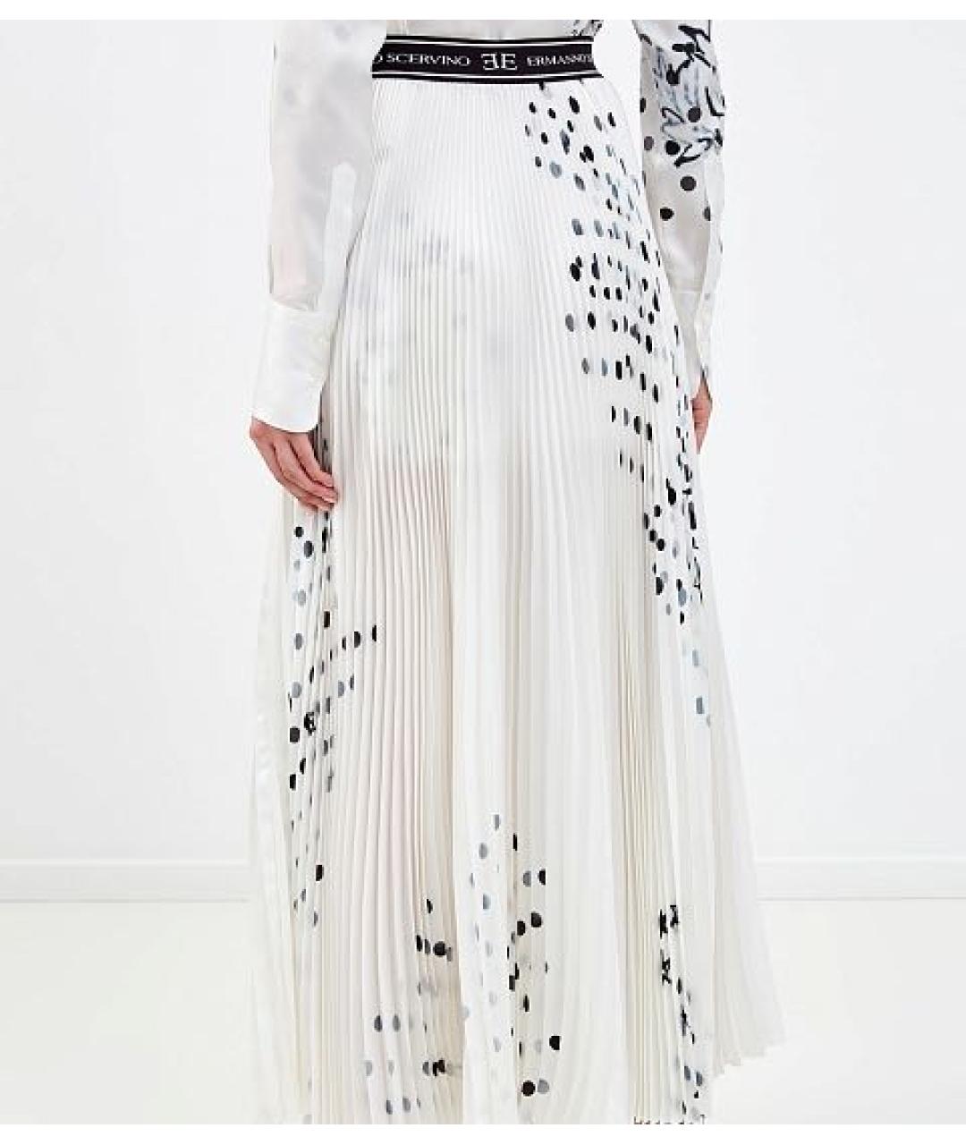 ERMANNO SCERVINO Белый шелковый костюм с юбками, фото 4