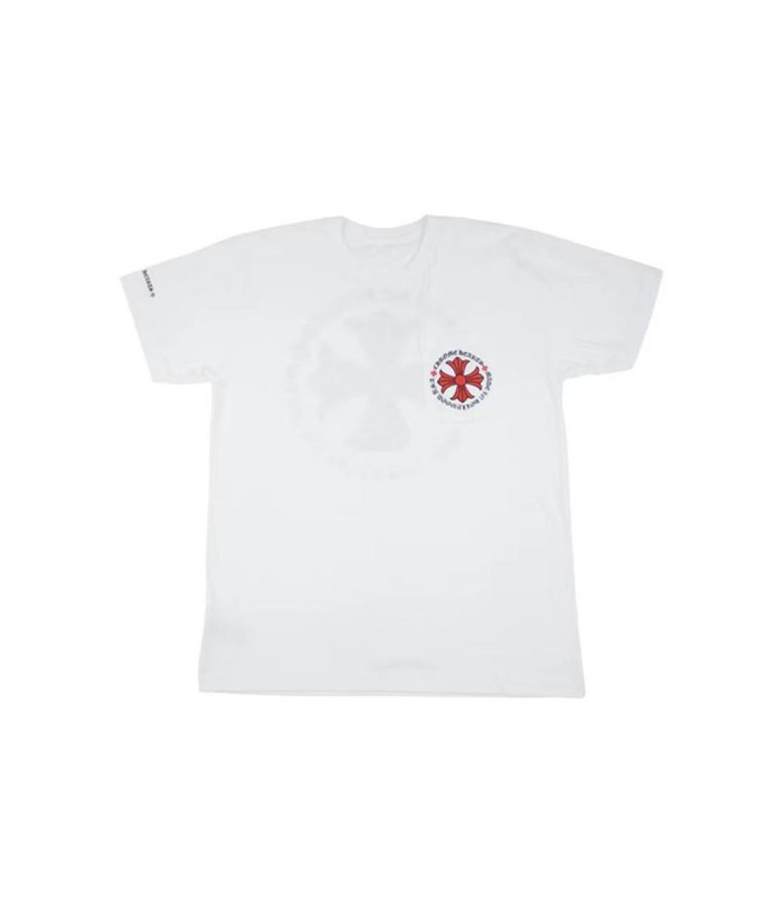 CHROME HEARTS Белая хлопковая футболка, фото 1