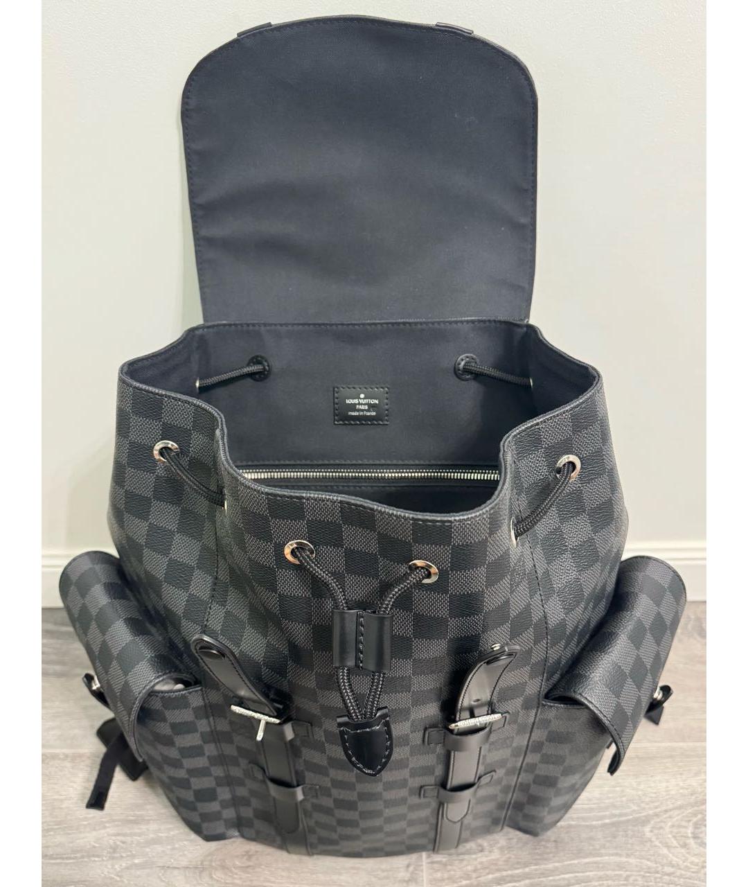 LOUIS VUITTON Черный рюкзак, фото 7