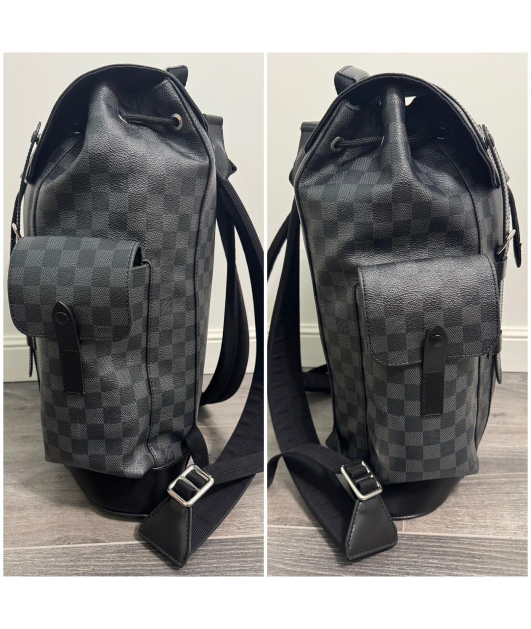 LOUIS VUITTON Черный рюкзак, фото 3
