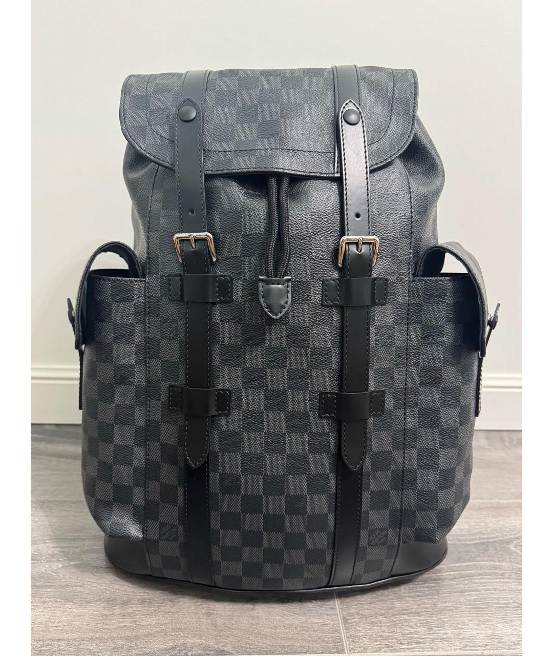 LOUIS VUITTON Черный рюкзак, фото 9