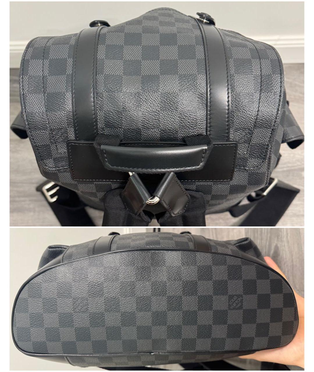 LOUIS VUITTON Черный рюкзак, фото 4
