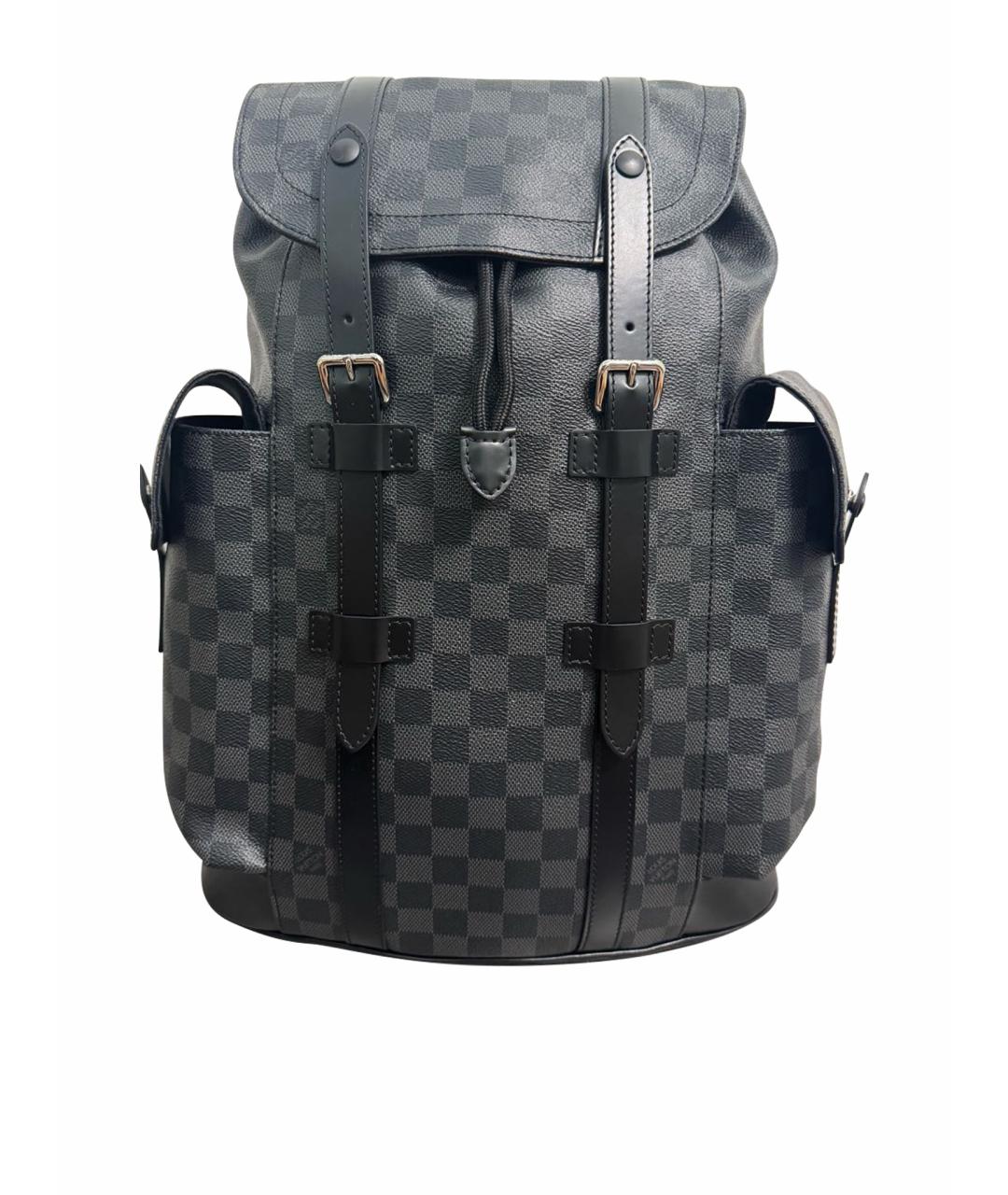 LOUIS VUITTON Черный рюкзак, фото 1
