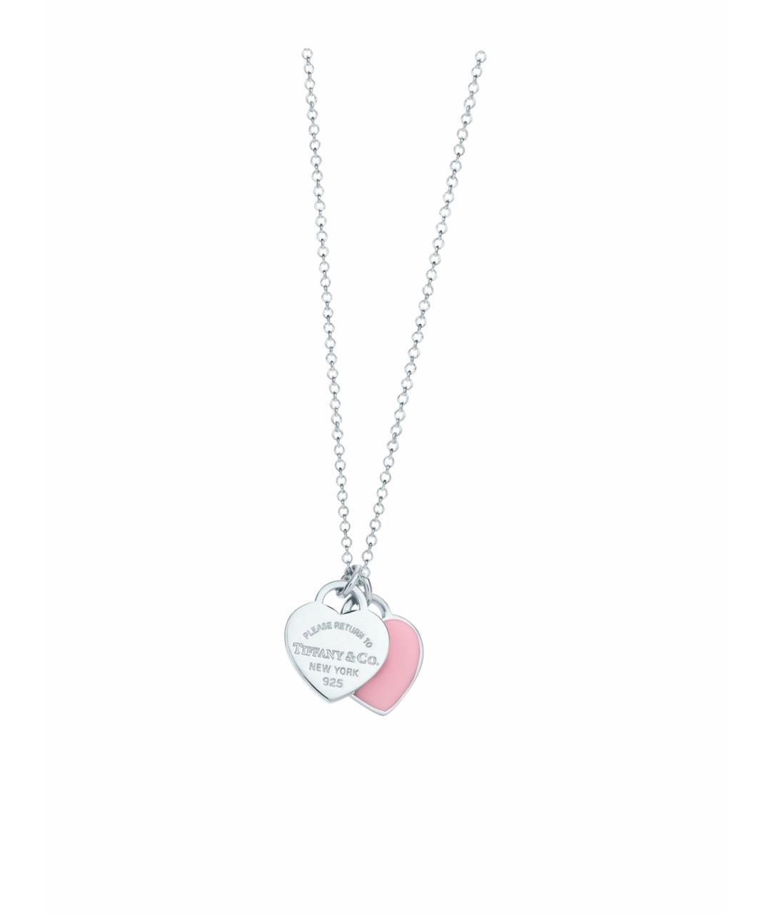 TIFFANY&CO Розовая серебряная подвеска, фото 1
