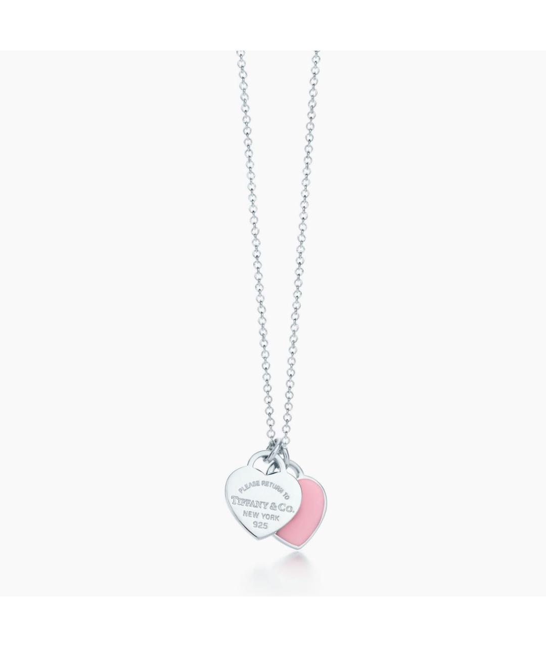 TIFFANY&CO Розовая серебряная подвеска, фото 4