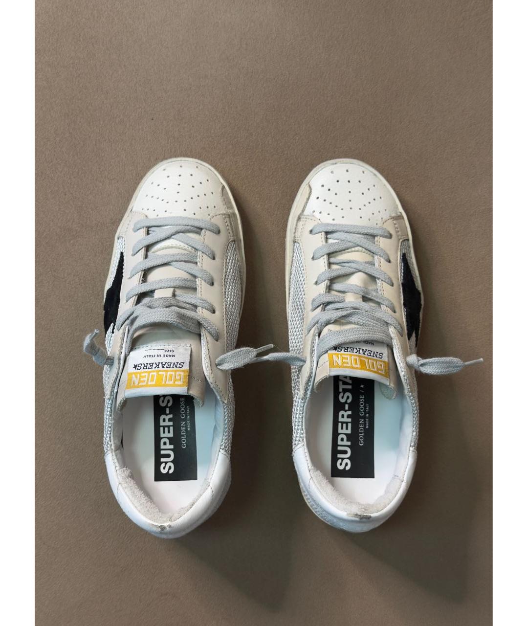 GOLDEN GOOSE DELUXE BRAND Серые текстильные кеды, фото 3