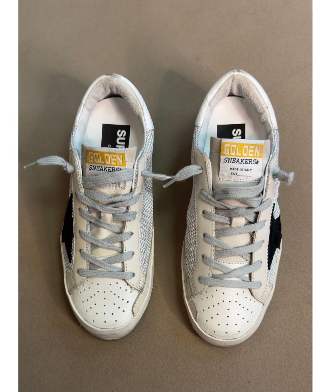 GOLDEN GOOSE DELUXE BRAND Серые текстильные кеды, фото 2