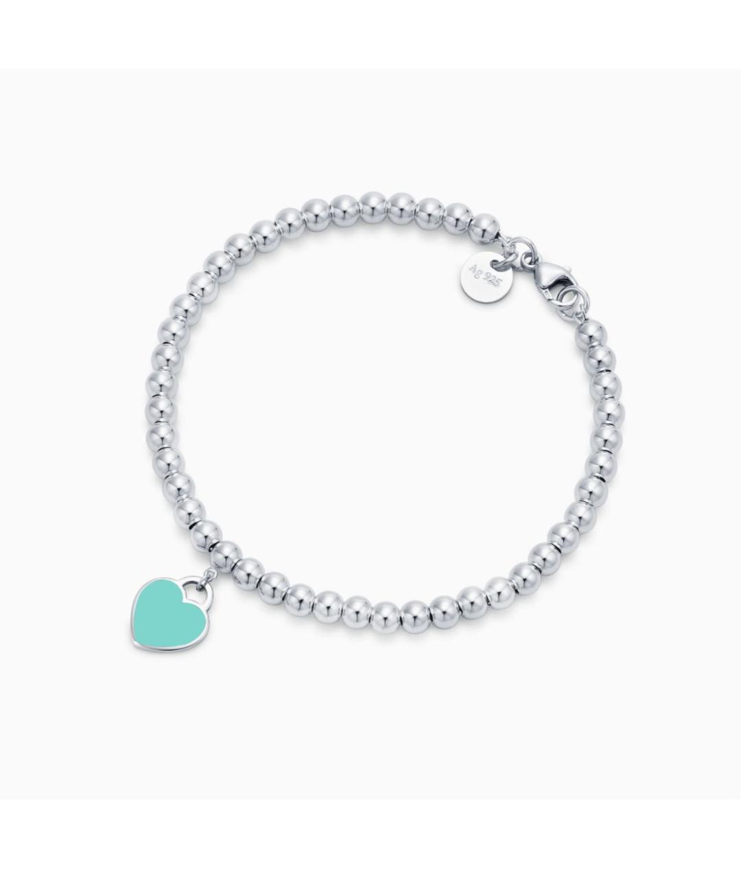 TIFFANY&CO Серебрянный серебряный браслет, фото 5